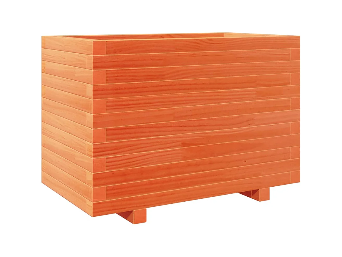 Jardinière bac lit surélevé bois marron 70 x 40 x 49.5 cm 02_0038483