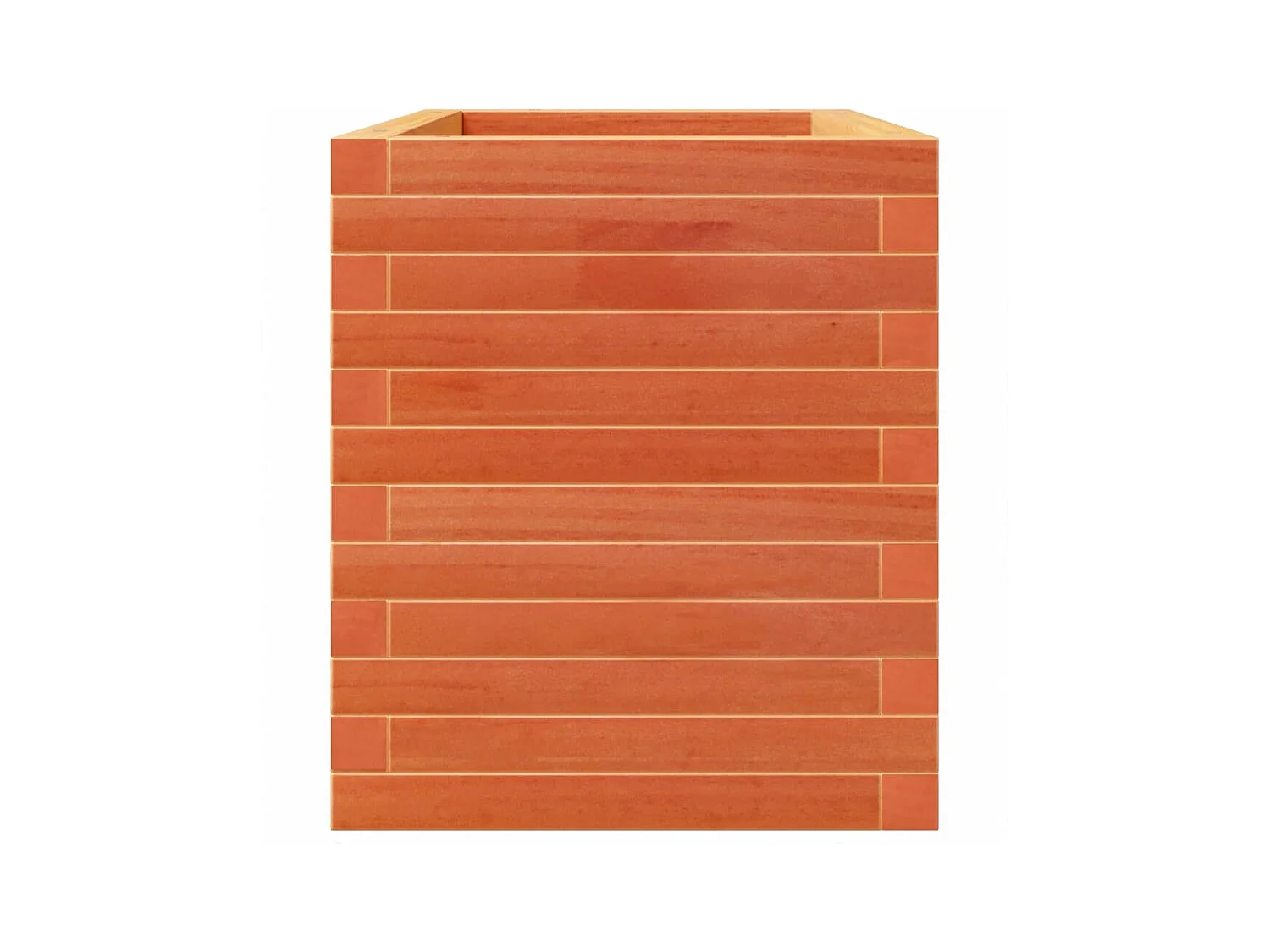 Jardinière bac lit surélevé bois marron 70 x 40 x 49.5 cm 02_0038483