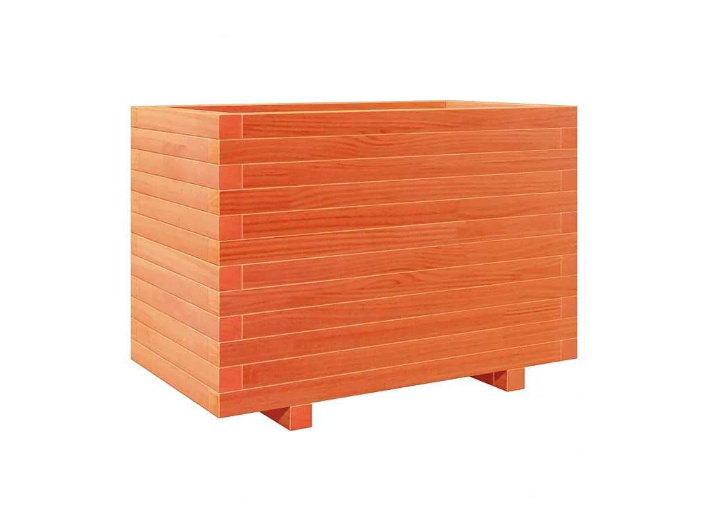 Jardinière bac lit surélevé bois marron 70 x 40 x 49.5 cm 02_0038483