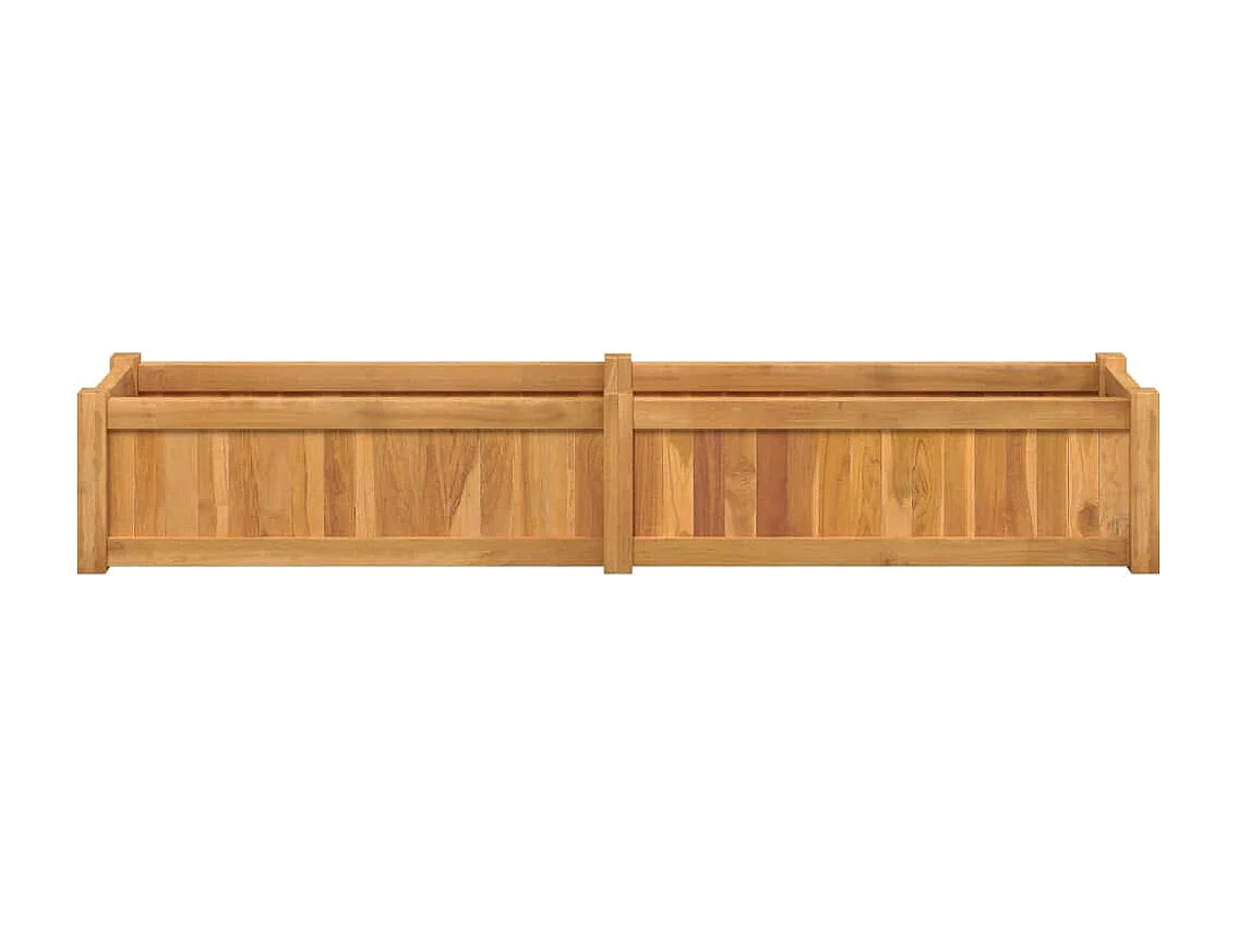 Jardinière bac lit surélevé bois marron 150 x 30 x 25 cm 02_0039208