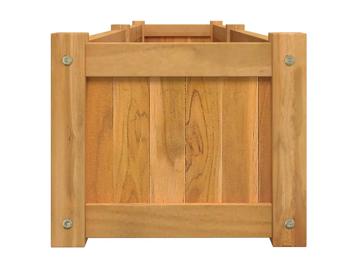 Jardinière bac lit surélevé bois marron 150 x 30 x 25 cm 02_0039208