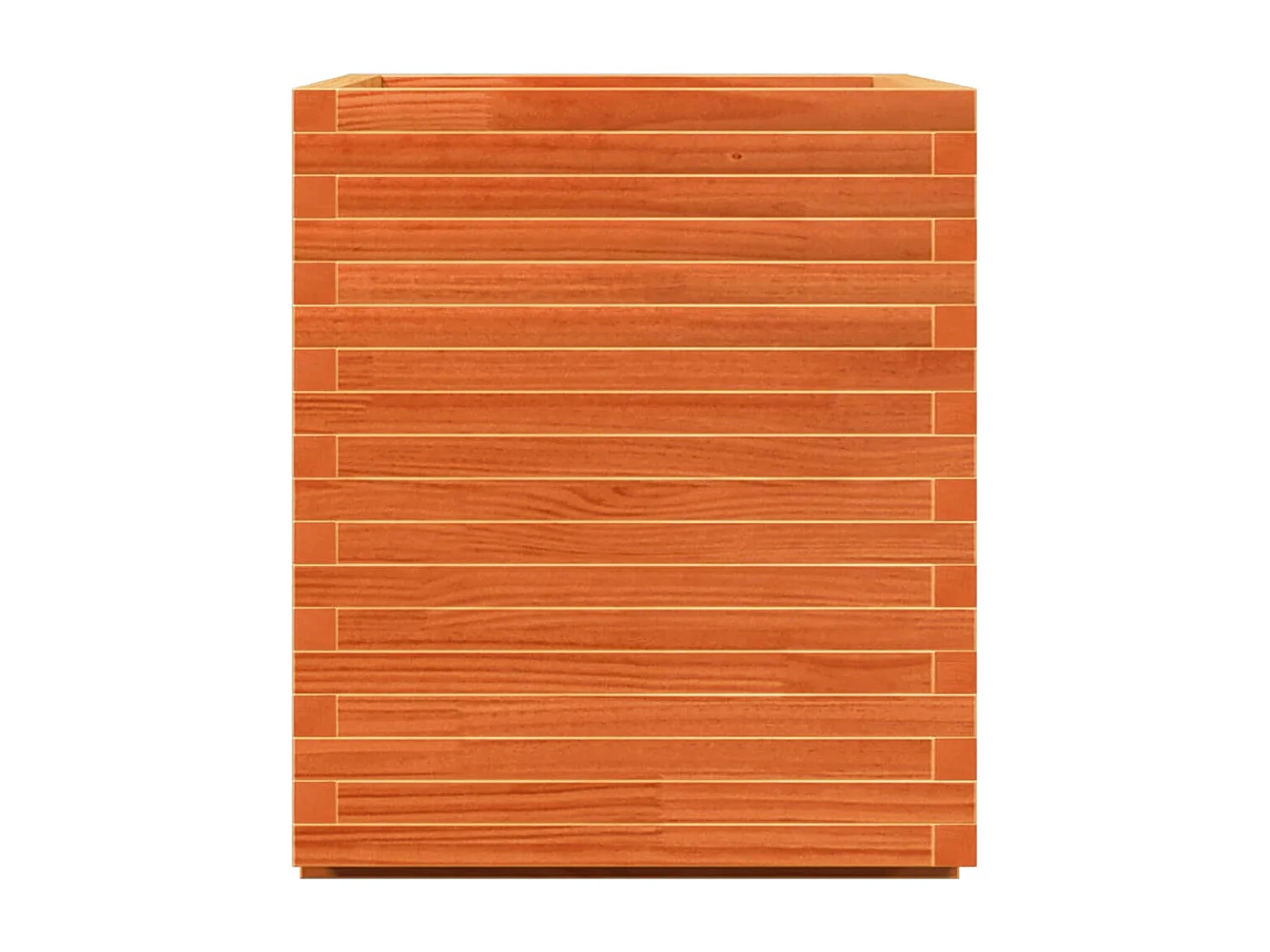 Vassoio per fioriera aiuola rialzata piante fiori terrazza giardino cera 90 x 60 x 72,5 cm legno di pino massiccio marrone 02_0038526