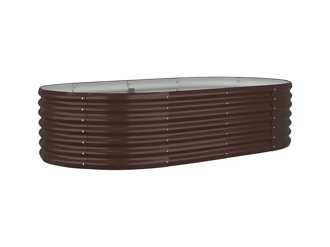 Jardinière bac lit surélevé marron 152 x 80 x 36 cm 02_0039560