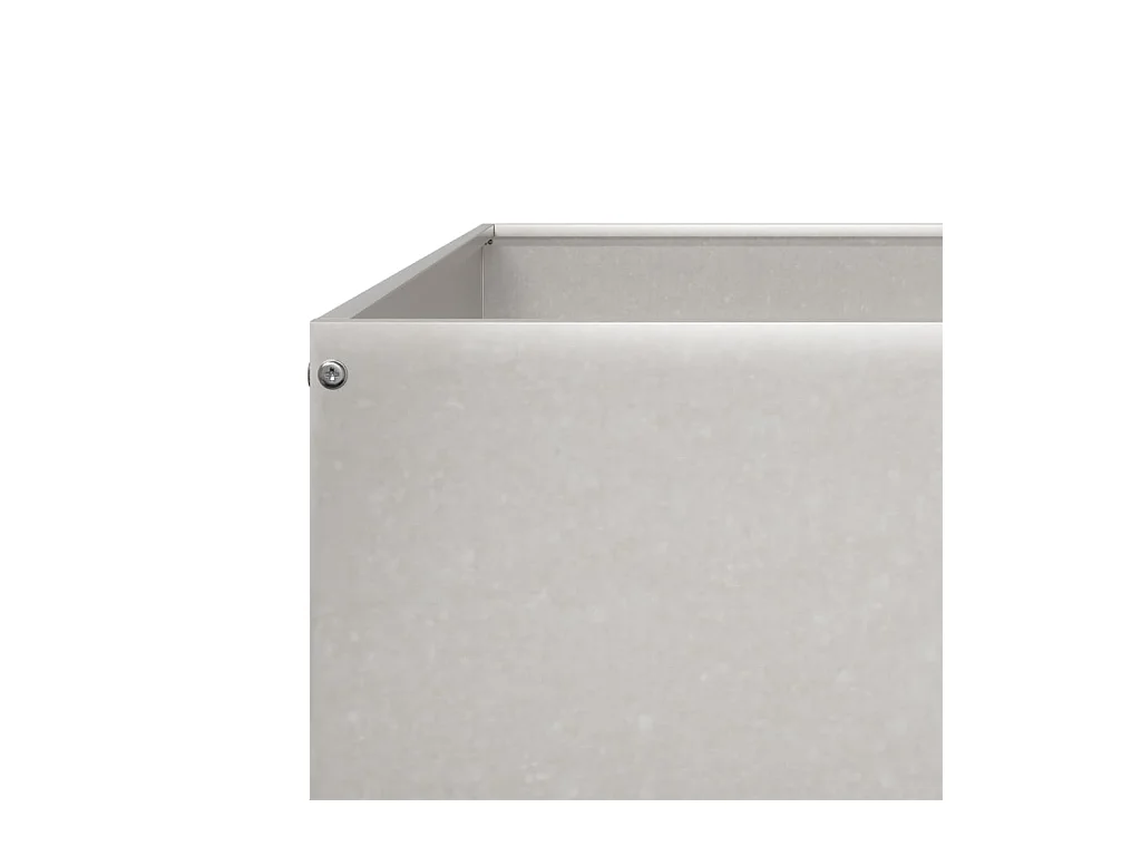 Jardinière bac lit surélevé argenté 100 x 100 x 33.5 cm 02_0039286