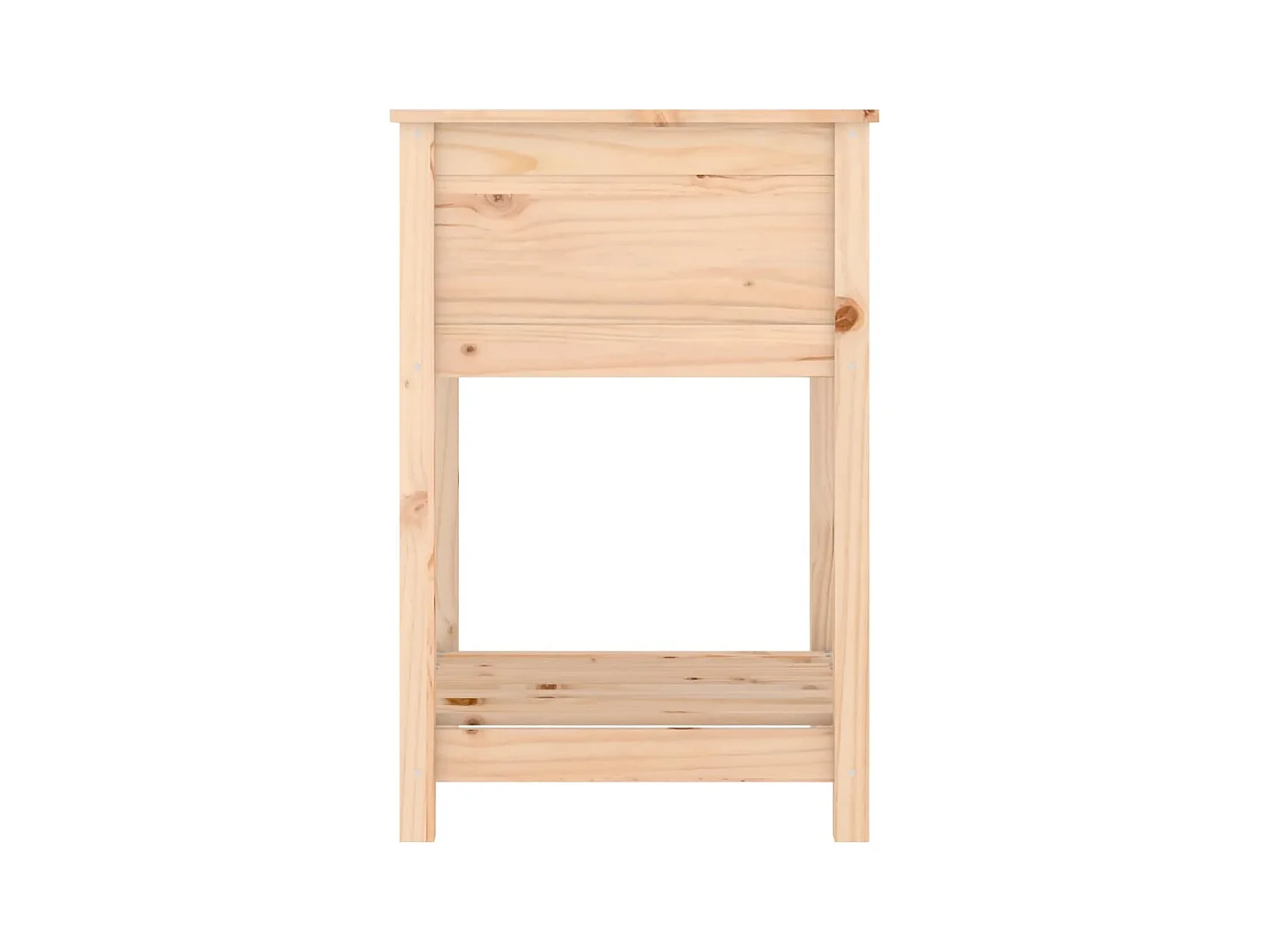 Jardinière bac lit surélevé bois marron 54 x 54 x 81 cm 02_0038394