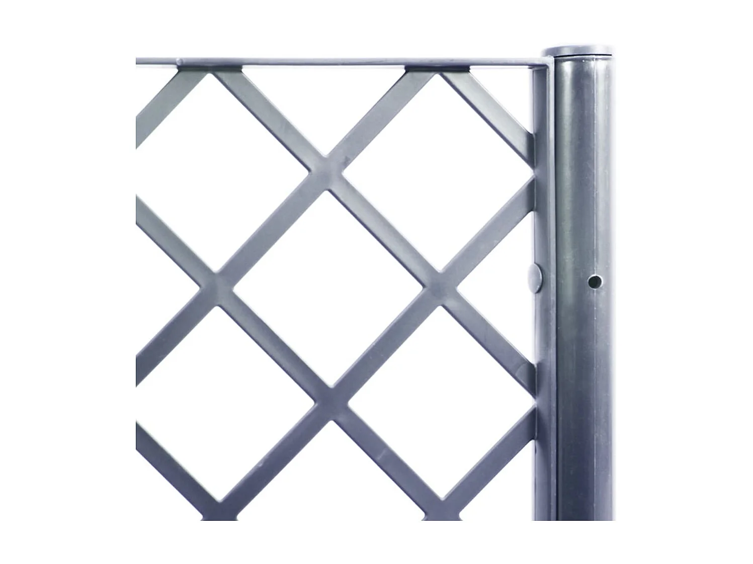 Jardinière bac lit surélevé grise 120 x 40 x 142 cm 02_0038239