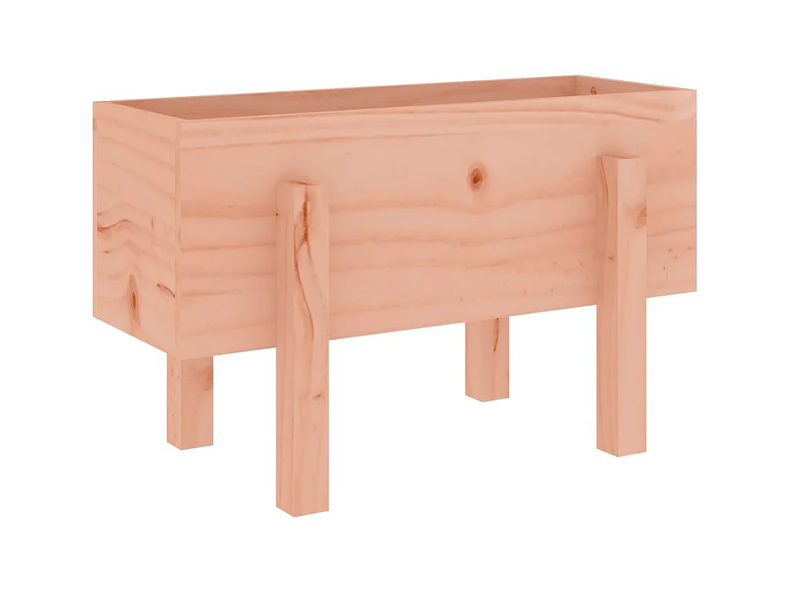 Jardinière bac lit surélevé bois marron 62 x 30 x 38 cm 02_0037745