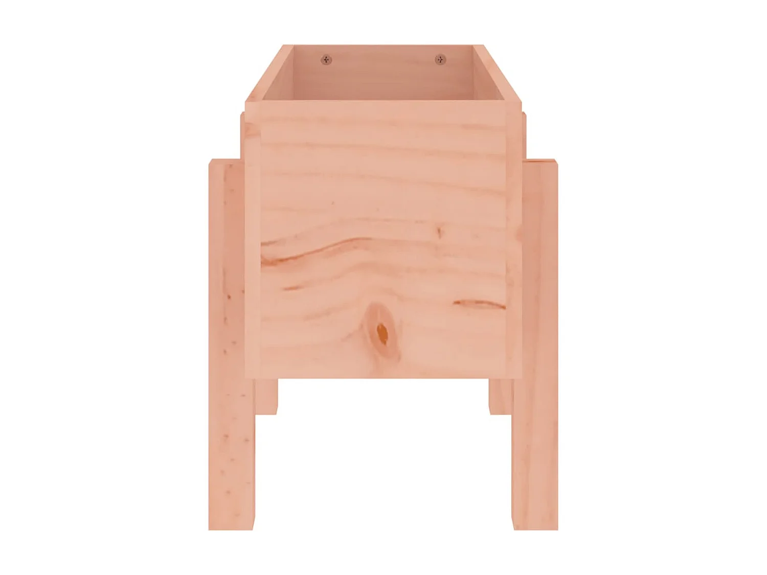 Macetero bancal elevado plantas flores terraza jardín 62 x 30 x 38 cm madera maciza douglas marrón 02_0037745