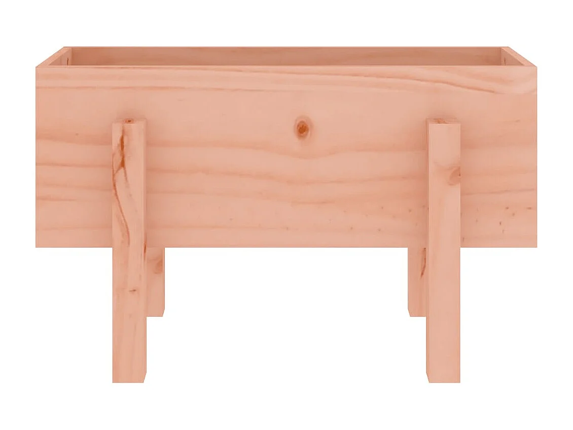 Macetero bancal elevado plantas flores terraza jardín 62 x 30 x 38 cm madera maciza douglas marrón 02_0037745