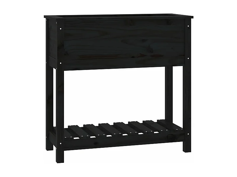 Jardinière bac lit surélevé bois marron 82.5 x 34.5 x 81 cm 02_0038401