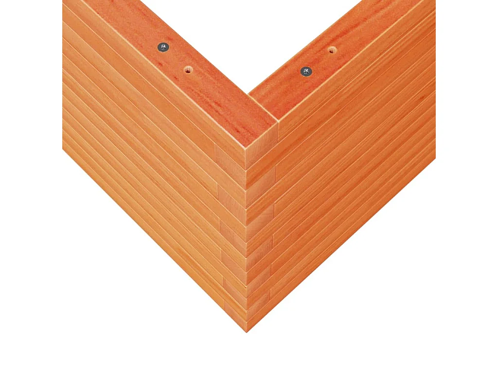 Jardinière bac lit surélevé bois marron 50 x 50 x 45.5 cm 02_0038459