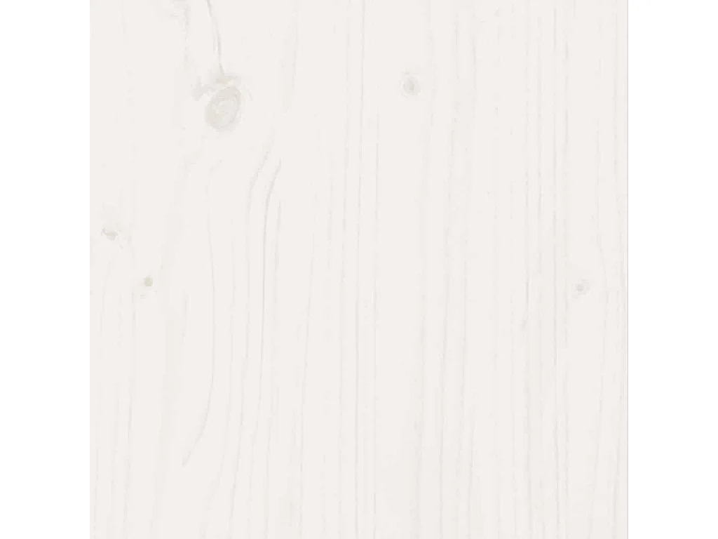 Fioriera rialzata per piante e fiori terrazza giardino 70 x 70 x 46 cm legno di pino massiccio bianco 02_0037819