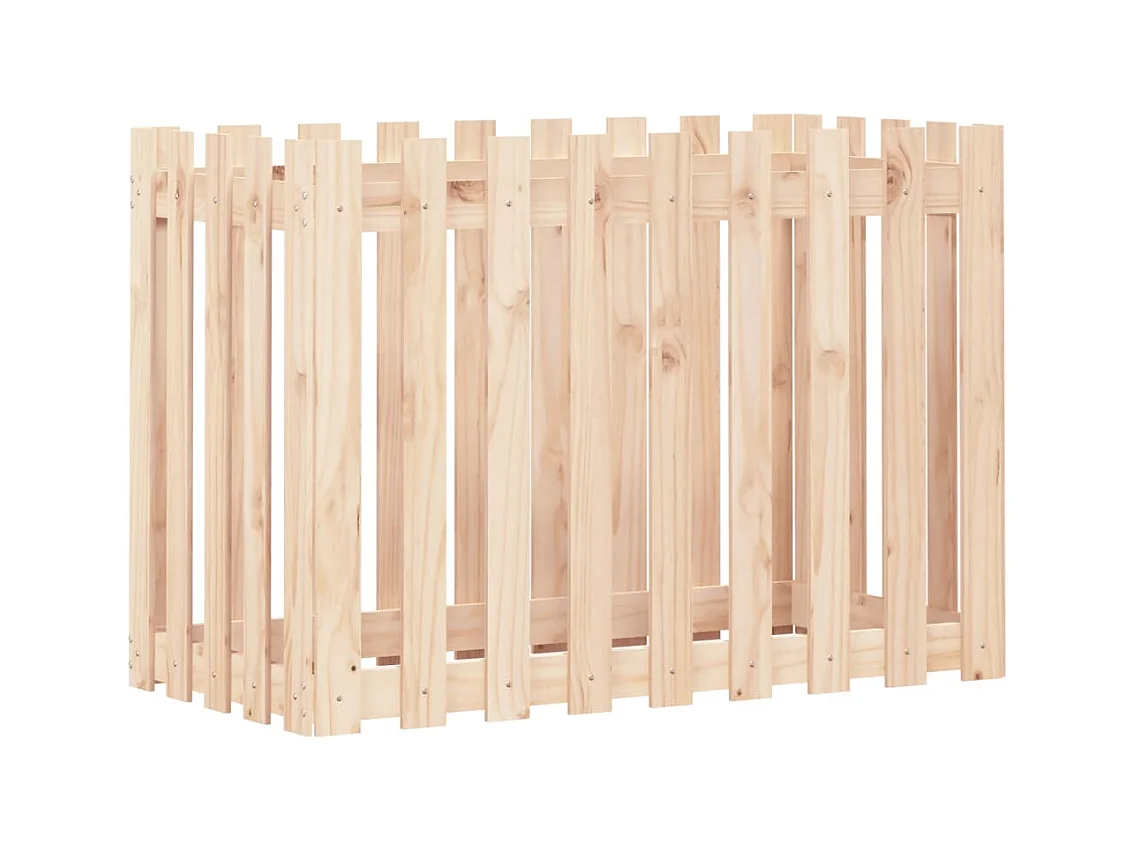 Jardinière bac lit surélevé marron 100 x 50 x 70 cm 02_0039792