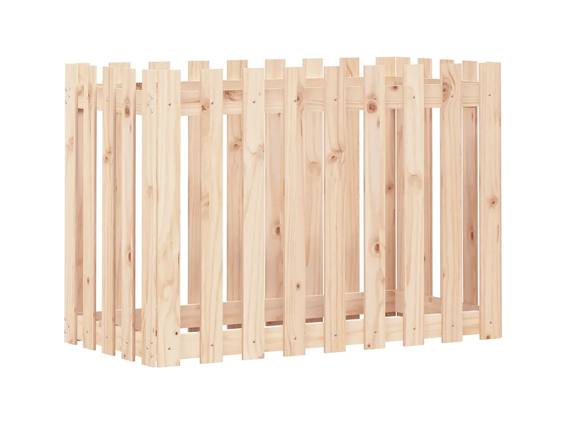 Jardinière bac lit surélevé marron 100 x 50 x 70 cm 02_0039792