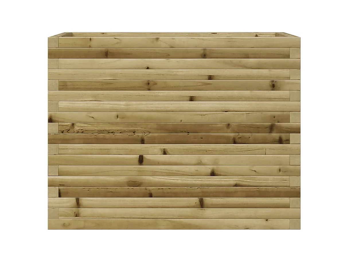 Jardinière bac lit surélevé bois marron 90 x 40 x 68.5 cm 02_0037990