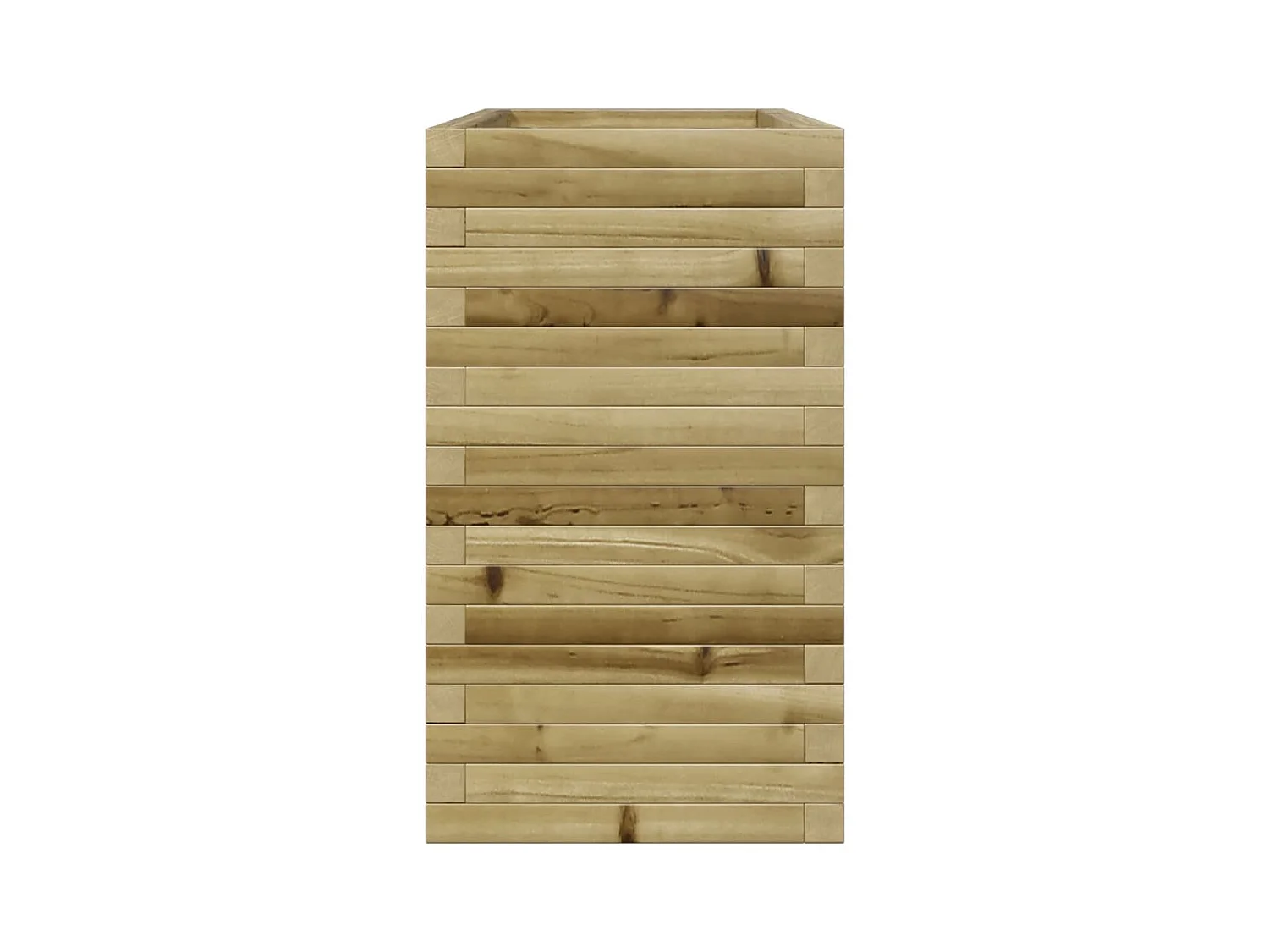 Jardinière bac lit surélevé bois marron 90 x 40 x 68.5 cm 02_0037990