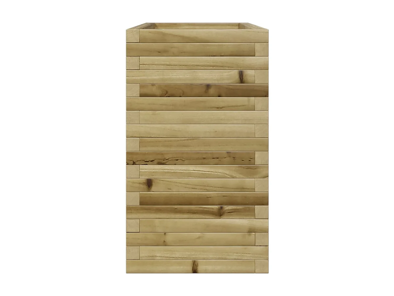 Jardinière bac lit surélevé bois marron 90 x 40 x 68.5 cm 02_0037990