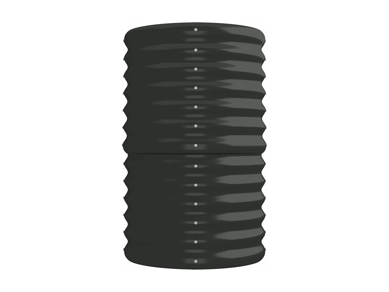 Macetero bancal elevado plantas flores terraza jardín jardín acero revestido de polvo antracita 02_0039498