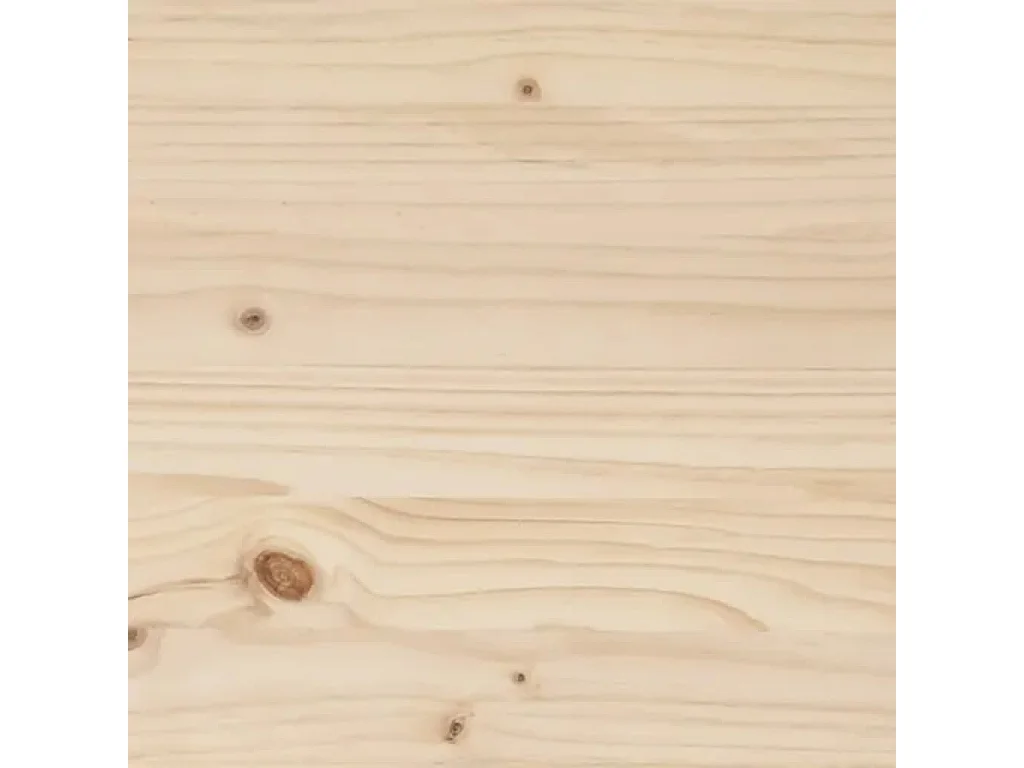 Vassoio per fioriera aiuola rialzata piante fiori terrazza giardino 80 x 80 x 26,5 cm legno di pino massiccio marrone 02_0037892