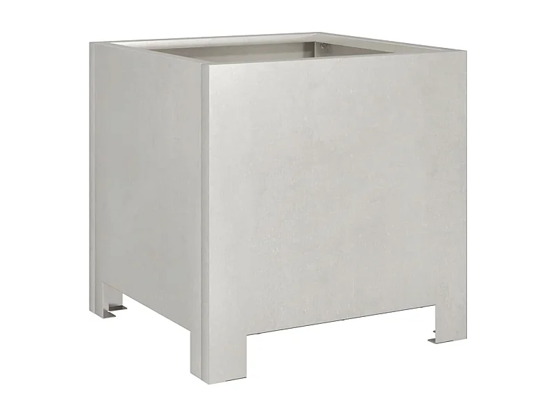 Jardinière bac lit surélevé argenté 30 x 30 x 30 cm 02_0037493