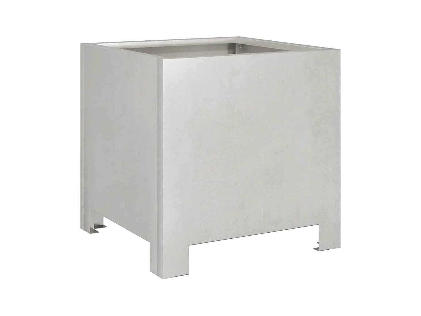 Jardinière bac lit surélevé argenté 30 x 30 x 30 cm 02_0037493