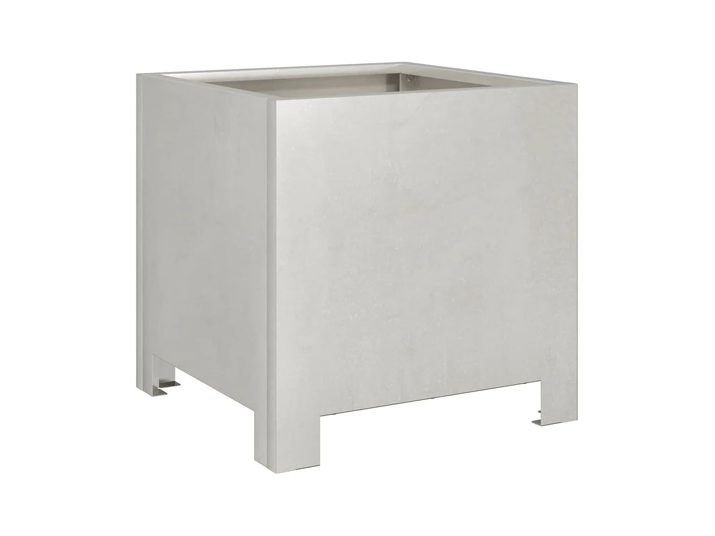 Jardinière bac lit surélevé argenté 30 x 30 x 30 cm 02_0037493