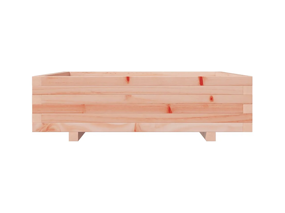 Jardinière bac lit surélevé bois marron 90 x 90 x 45438 cm 02_0038050