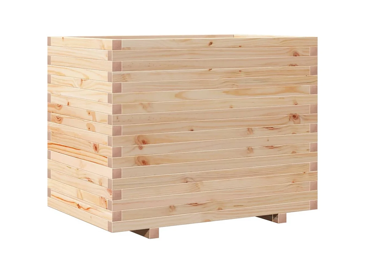 Jardinière bac lit surélevé bois marron 90 x 60 x 72 cm 02_0038036