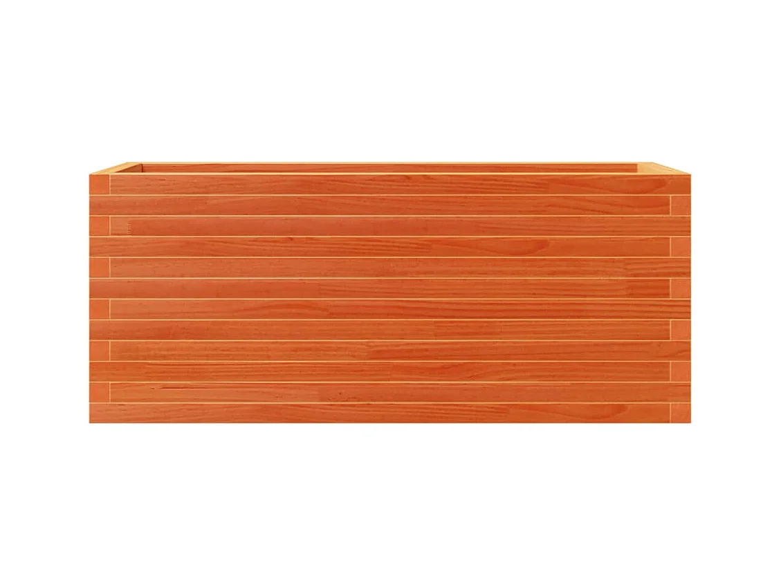 Jardinière bac lit surélevé bois marron 110 x 40 x 46 cm 02_0038432