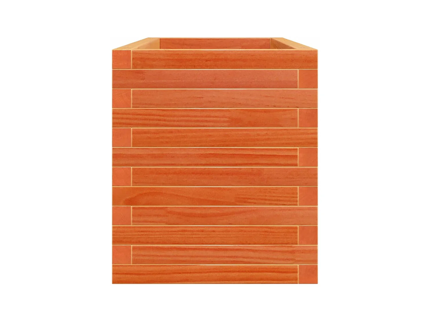 Jardinière bac lit surélevé bois marron 110 x 40 x 46 cm 02_0038432