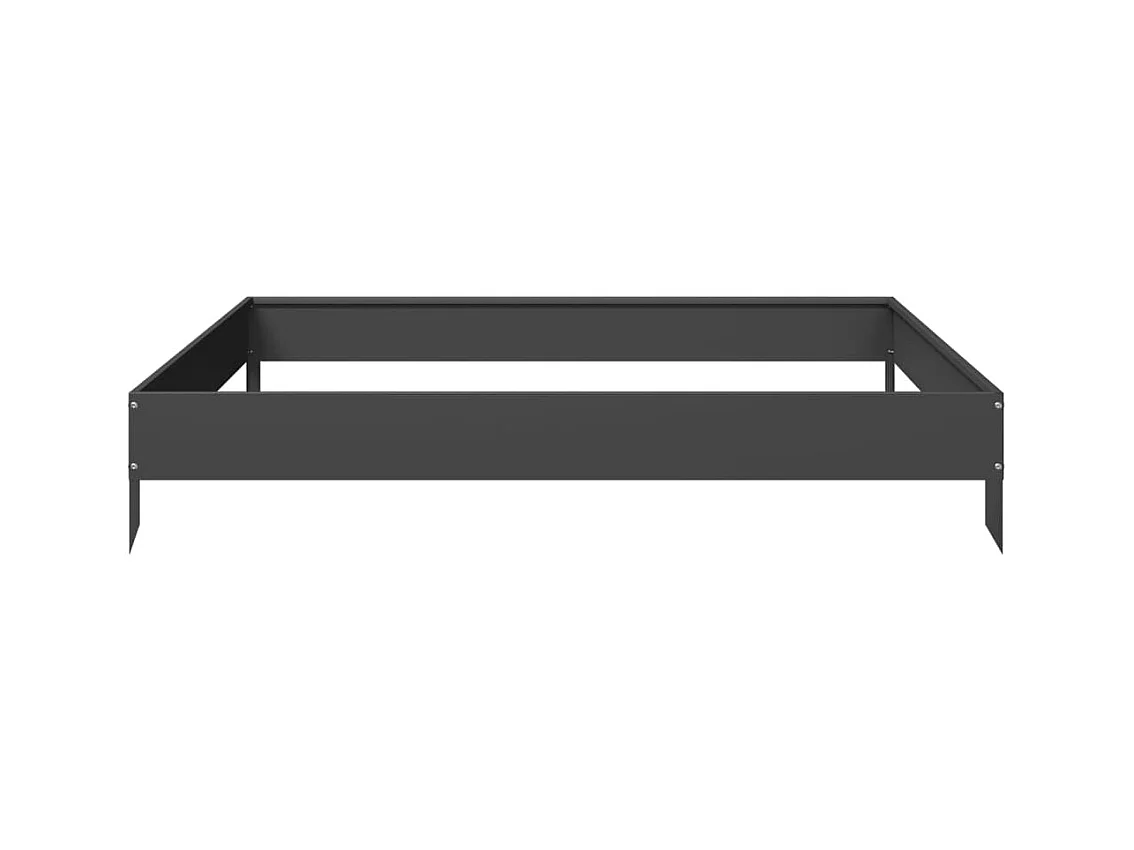 Jardinière bac lit surélevé noire 100 x 100 x 45430 cm 02_0039257