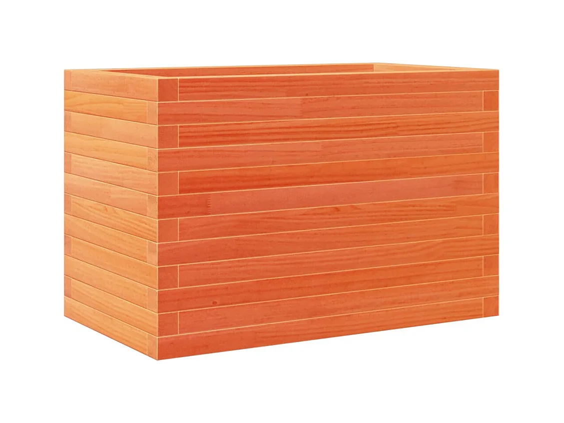 Jardinière bac lit surélevé bois marron 70 x 40 x 46 cm 02_0038482