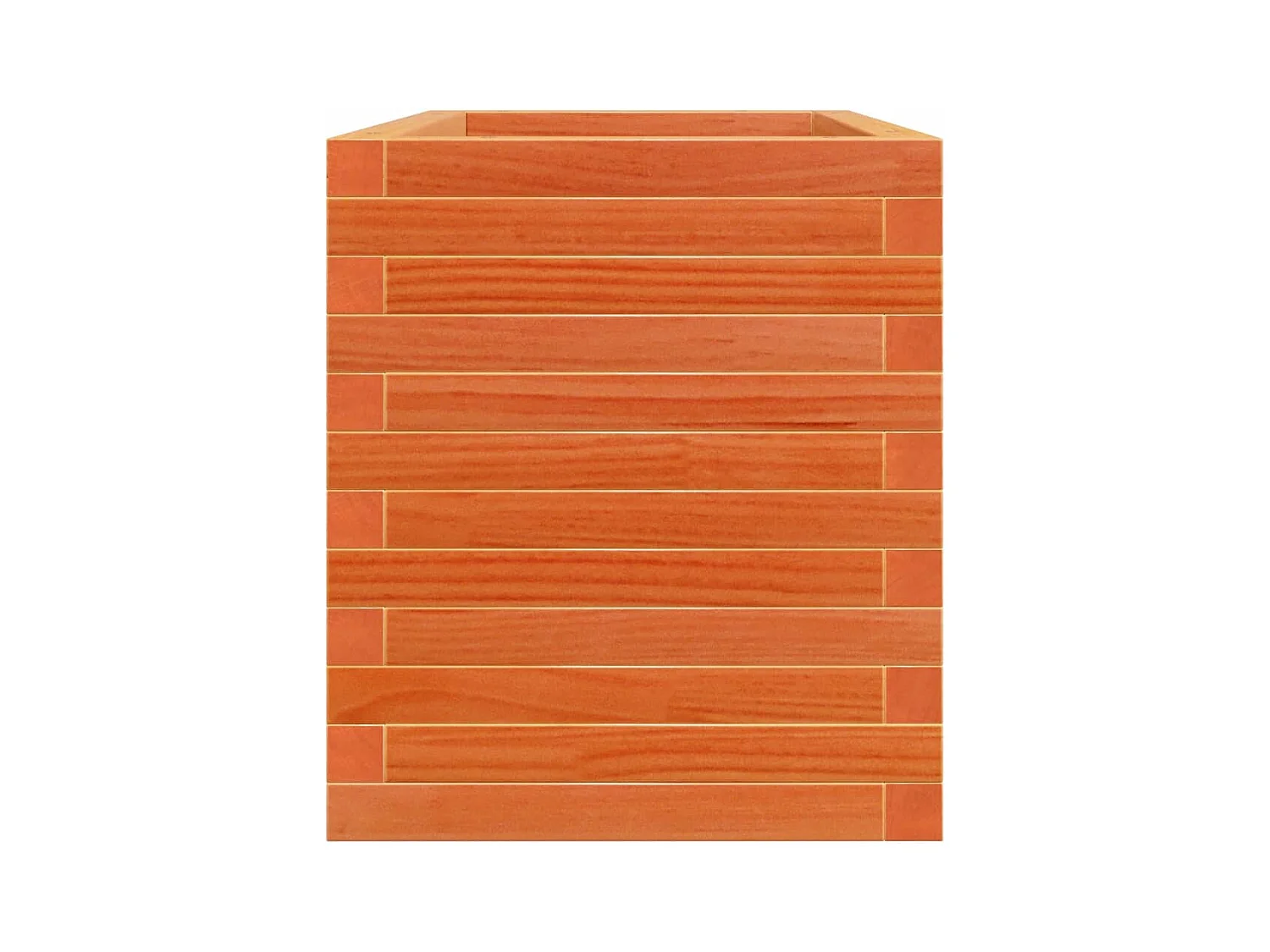 Jardinière bac lit surélevé bois marron 70 x 40 x 46 cm 02_0038482