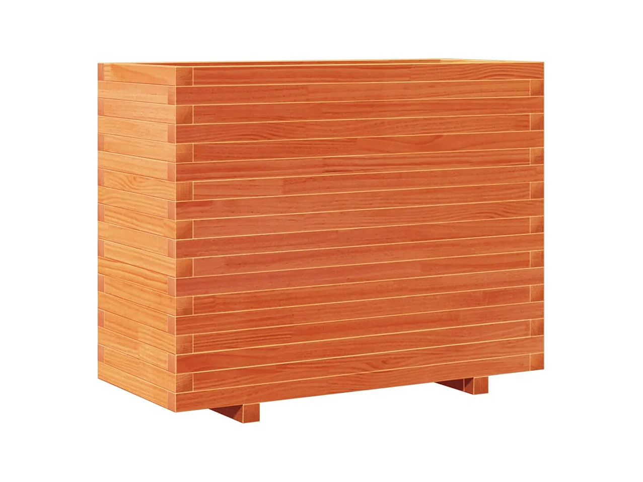 Jardinière bac lit surélevé bois marron 90 x 40 x 72 cm 02_0038514