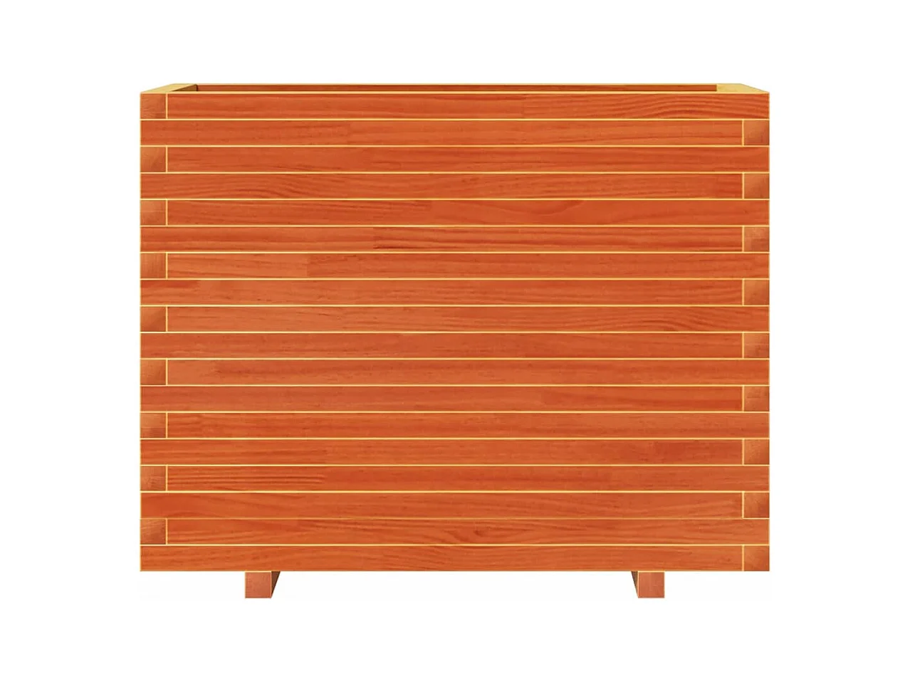 Jardinière bac lit surélevé bois marron 90 x 40 x 72 cm 02_0038514