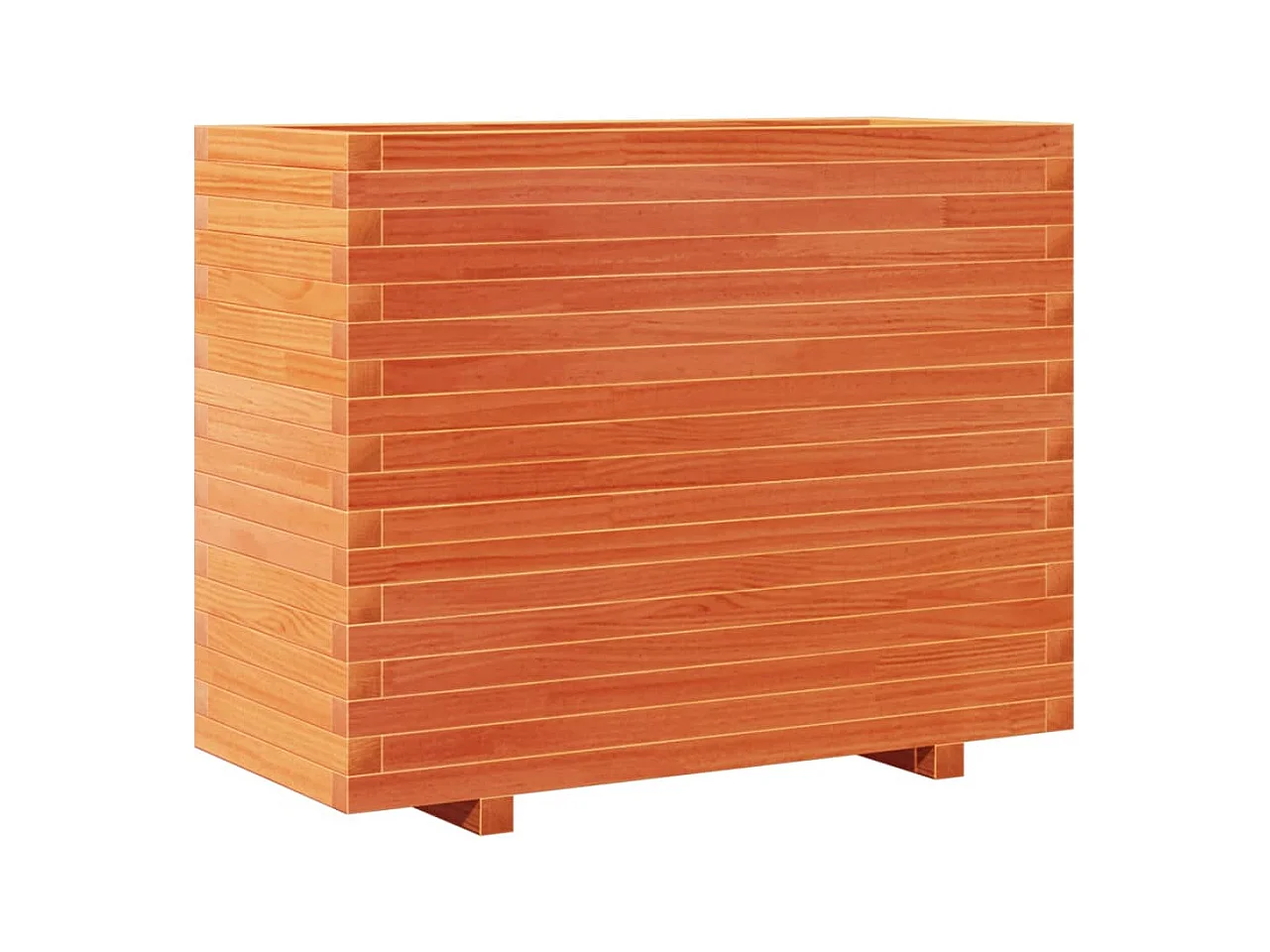 Jardinière bac lit surélevé bois marron 90 x 40 x 72 cm 02_0038514