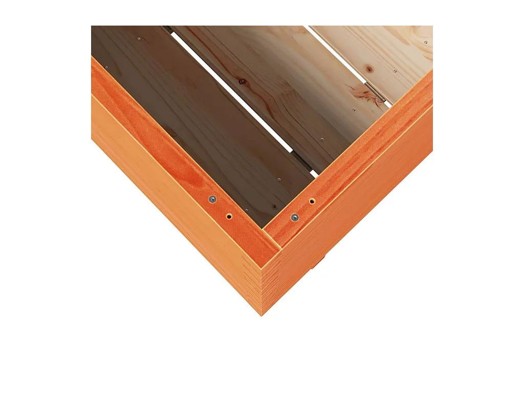 Jardinière bac lit surélevé bois marron 90 x 40 x 72 cm 02_0038514