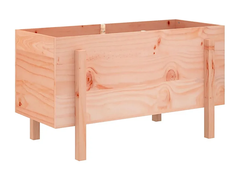 Vassoio per fioriera aiuola rialzata piante fiori terrazza giardino giardino 101 x 50 x 57 cm legno massello Douglas marrone 02_0039316