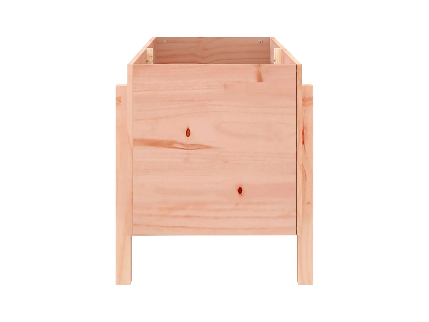 Jardinière bac lit surélevé bois marron 101 x 50 x 57 cm 02_0039316