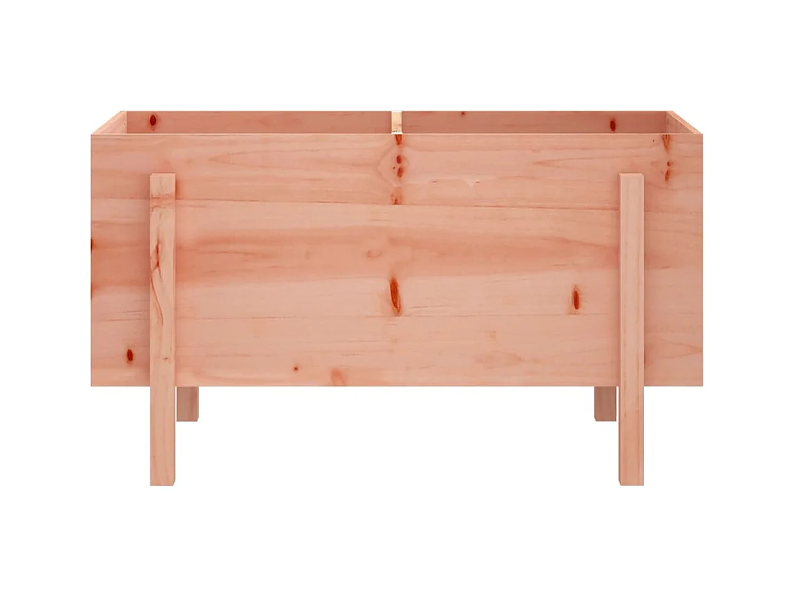 Jardinière bac lit surélevé bois marron 101 x 50 x 57 cm 02_0039316