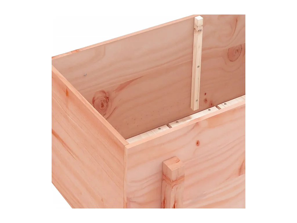 Jardinière bac lit surélevé bois marron 101 x 50 x 57 cm 02_0039316