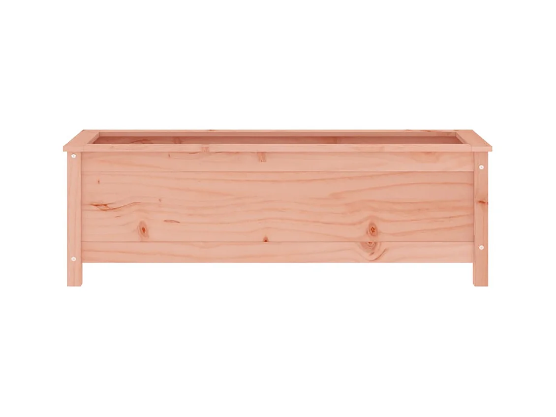 Jardinière bac lit surélevé bois marron 119.5 x 40 x 39 cm 02_0039324