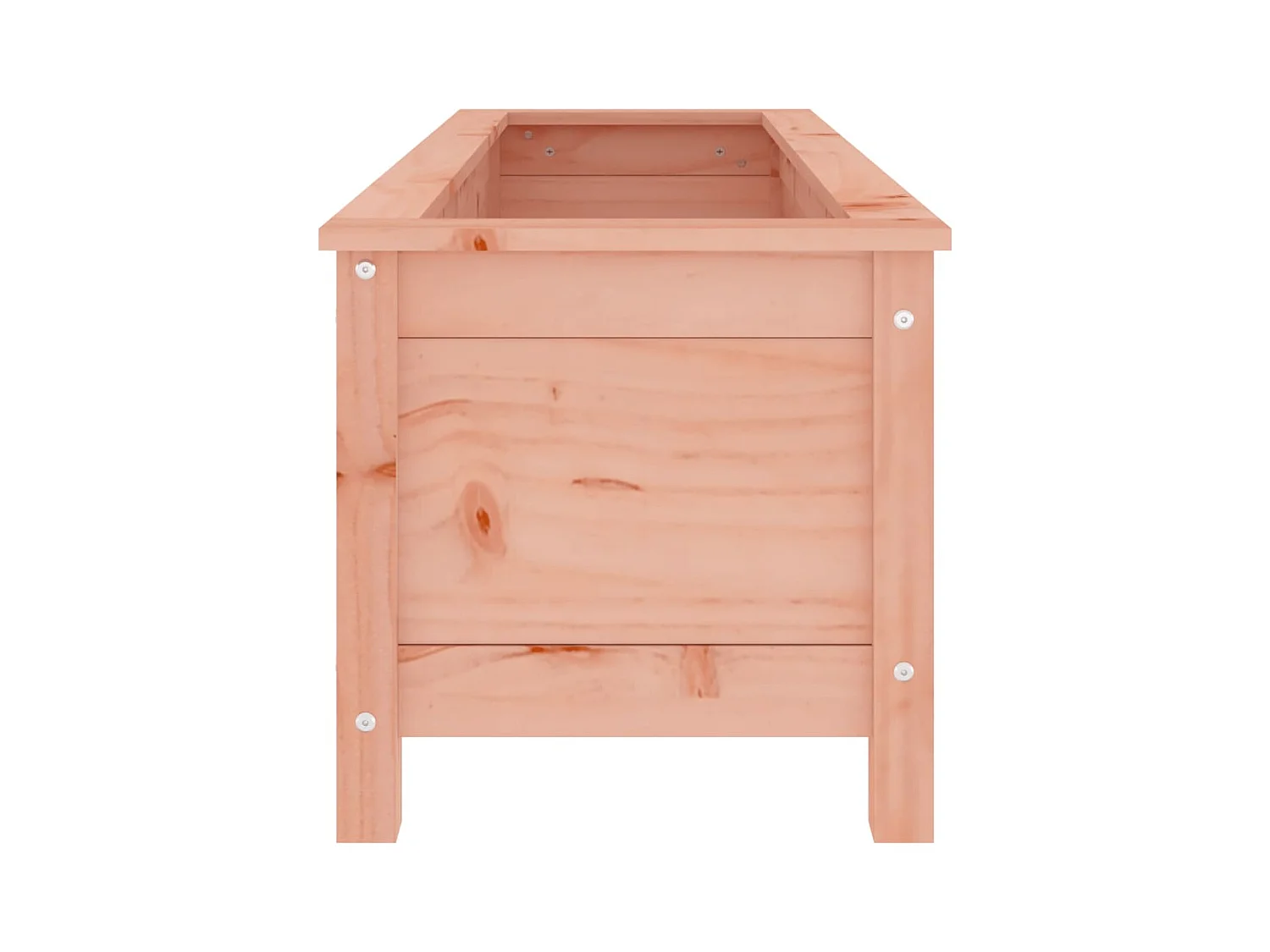 Jardinière bac lit surélevé bois marron 119.5 x 40 x 39 cm 02_0039324