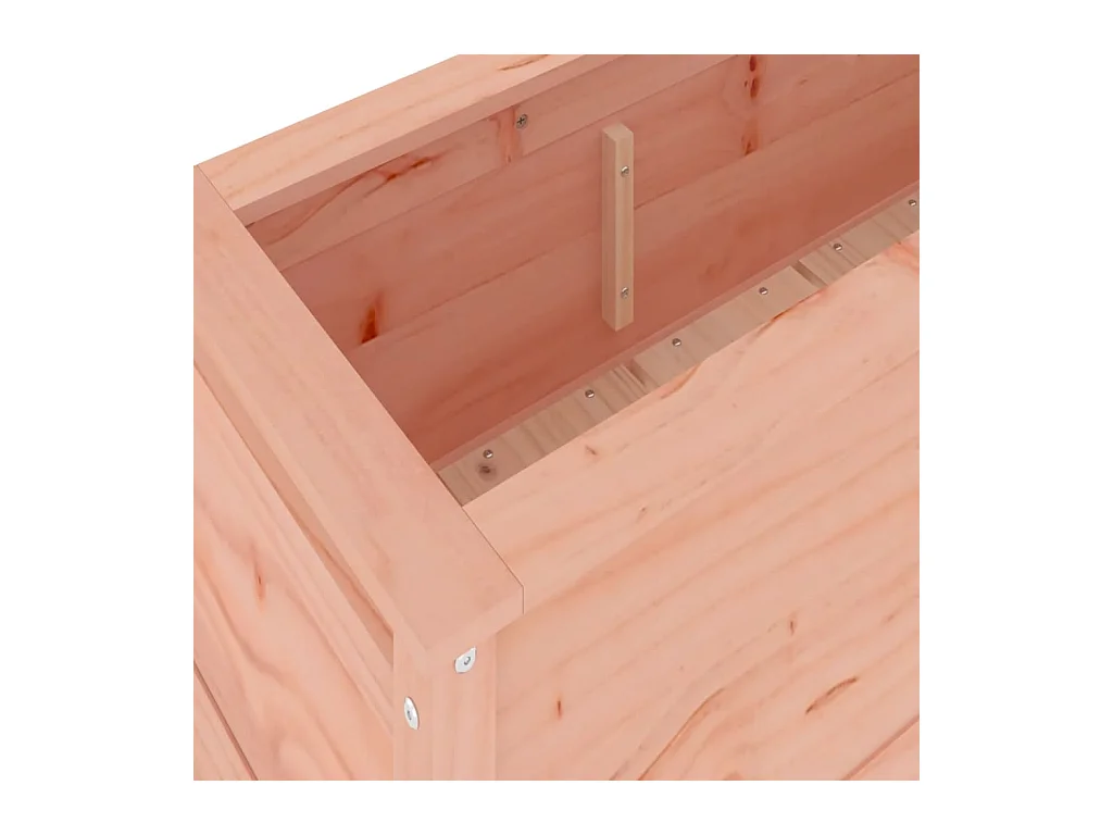 Jardinière bac lit surélevé bois marron 119.5 x 40 x 39 cm 02_0039324