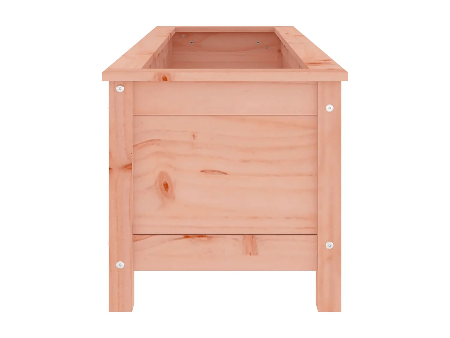 Jardinière bac lit surélevé bois marron 119.5 x 40 x 39 cm 02_0039324