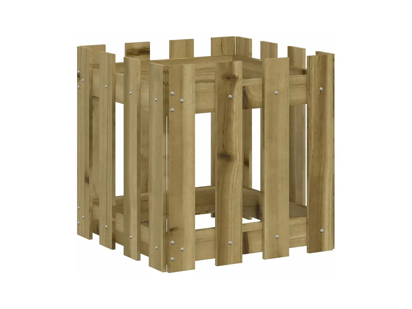 Jardinière bac lit surélevé marron 40 x 40 x 40 cm 02_0038093