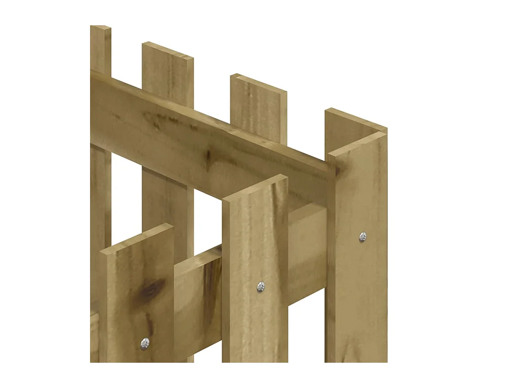 Jardinière bac lit surélevé marron 40 x 40 x 40 cm 02_0038093