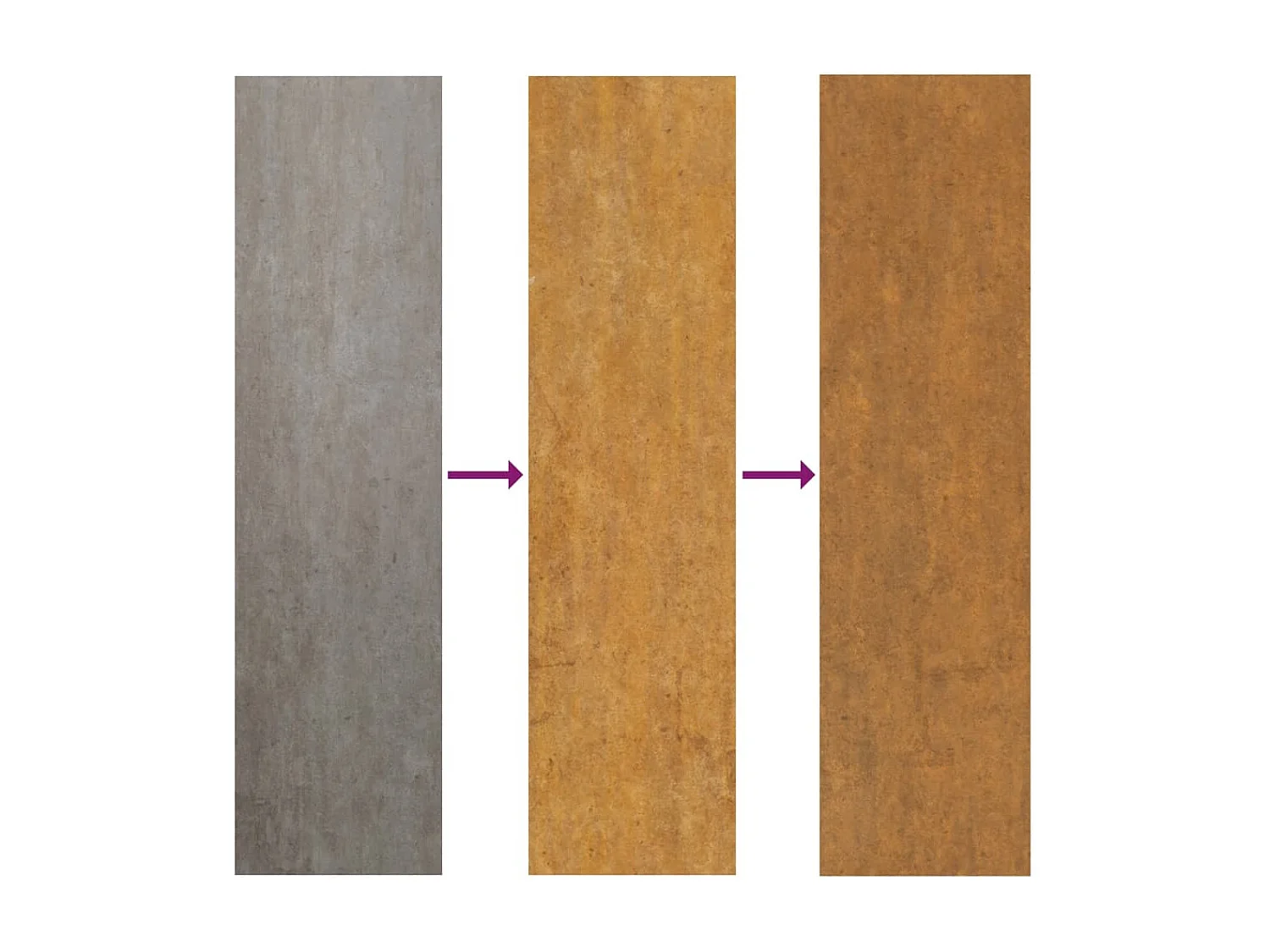 Jardineira canteiro elevado plantas flores terraço jardim 80 x 40 x 40 cm aço corten castanho 02_0037869