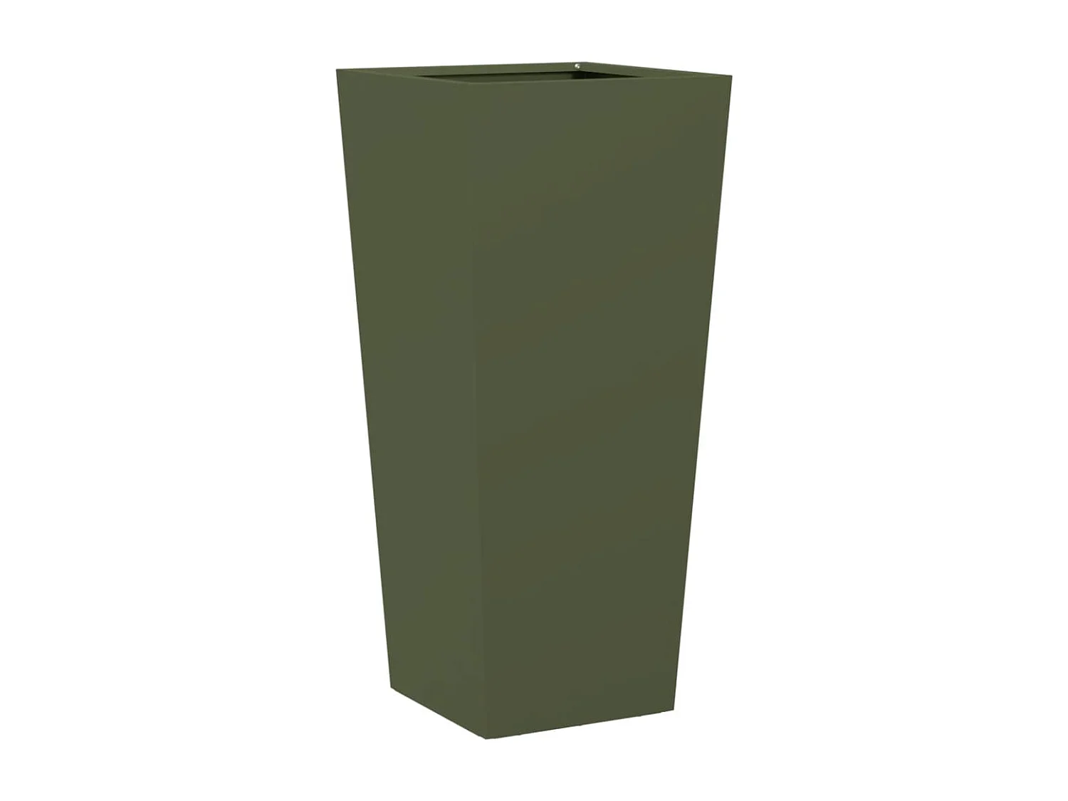 Bandeja para plantador canteiro elevado plantas flores terraço jardim azeitona 35 x 35 x 75 cm aço verde 02_0038695