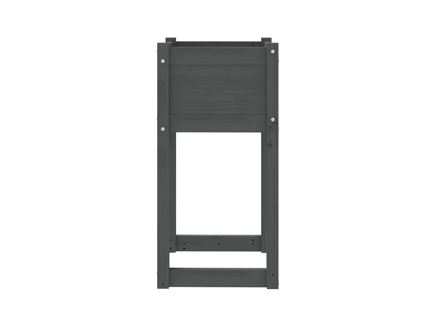 Jardinière bac lit surélevé bois marron 40 x 40 x 81 cm 02_0038971